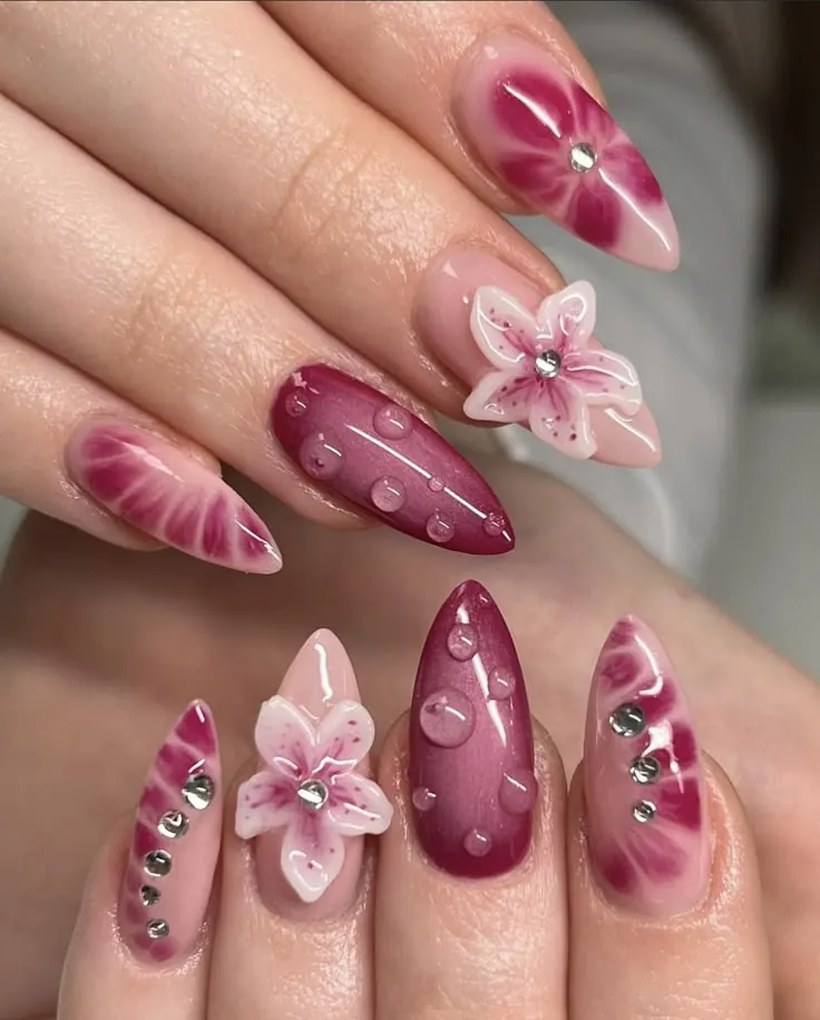 Certificate in 3D Nail Art training session at the Kira Exotica beauty academy in Indore
